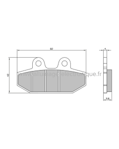 Pastillas Freno Sinter-Tech Harley Davidson FLDE