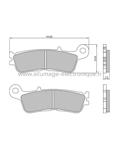 Pastillas de Freno Sinter-Tech Yamaha YZ450F Efi