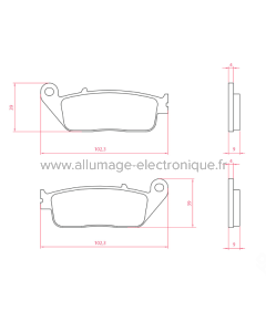 Pastillas de Freno Sinter-Tech Kymco Downtown 300