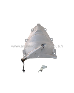 Tapa Embrague Palanca Larga Rms Classic Vespa 50-90-125- Prim.-ET3 165944-079083    - Completo con placa soporte de cable debajo del motor.
