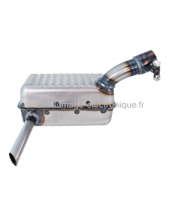 Silenciador clásico RMS Piaggio Vespa 125 V30T->V33T, 1952 ->-U Modelo 1953