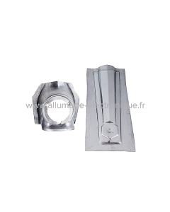 Máscara Chapa Metálica 3 Tornillos Emblema Hexagonal Vespa 125 GTR-TS-150 Sprint-V-Rally