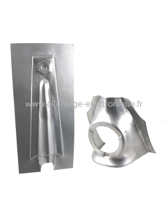 Máscara Chapado 3 tornillos Emblema hexagonal Vespa 50 N-L-R-S-Special-90 R-125 Primavera -ET3