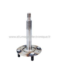 Eje de rueda delantera para Vespa de 8 con llanta cerrada, RMS Classic Piaggio Vespa 125 V1-33-VM-VN-VNA-VNB1-2-150 VL-VB1T-T2-T3-VBA-VBB 002883-17436 - Prisioneros M8 x 16 mm