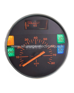 Velocímetro RMS Classic Piaggio Vespa Pk 50 XL scala 80 kmh 226739