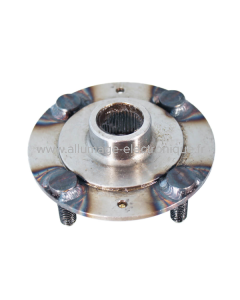 Eje de rueda delantera para Vespa de 8 con llanta cerrada RMS Classic Piaggio Vespa 125 V1-33-VM-VN-VNA-VNB1-2-150 VL-VB1T-T2-T3-VBA-VBB 002883-17436 - Prisioneros del M8