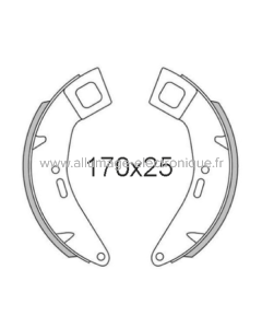 RMS Classic Pareja Zapatas freno trasero Piaggio Cosa 1/2 414429