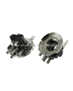 Portalámparas faro RMS Classic Lambretta Li 1/2 serie 15080030