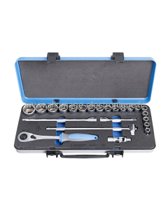 Juego de vasos de 1/2 en caja metálica - 190BI6P23