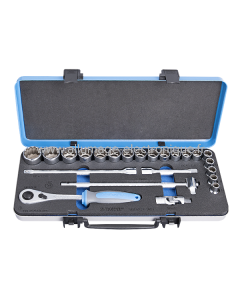 Juego de vasos de 1/2 en caja metálica - 190BI12P23