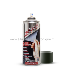 Envoltorio Pintura en spray desenfundable Verde Oscuro 400ml